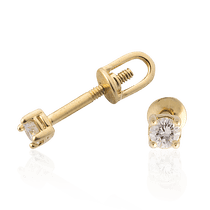 оглядове фото Сережки з жовтого золота з діамантами 024278 оглядове фото Сережки з жовтого золота з діамантами 024278