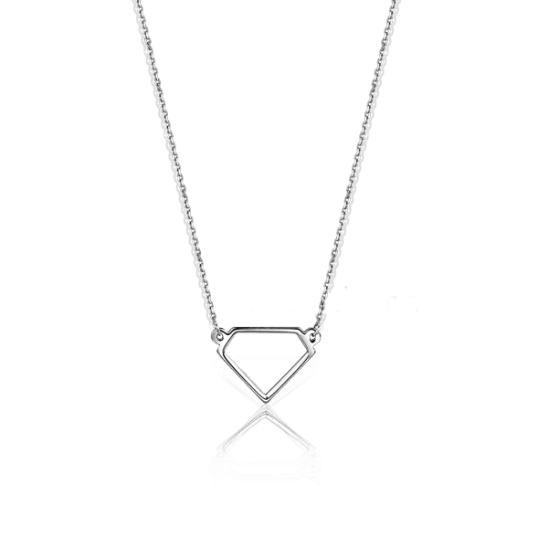 Серебряная цепочка-колье Бриллиант 031289 детальное изображение ювелирного изделия Серебряные колье Серебряная цепочка-колье Бриллиант 031289 детальное изображение ювелирного изделия Серебряные колье