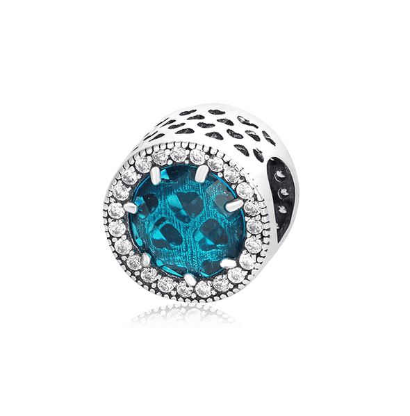 Серебряный подвес-шарм Голубая лагуна 026343 детальное изображение ювелирного изделия Серебряные подвесы-шармы (бусины) Серебряный подвес-шарм Голубая лагуна 026343 детальное изображение ювелирного изделия Серебряные подвесы-шармы (бусины)