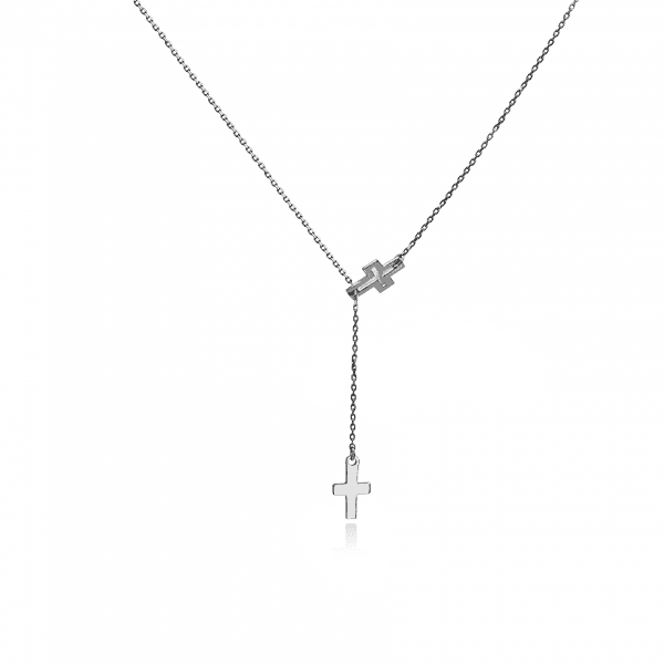 Серебряное колье Крестики 026133 детальное изображение ювелирного изделия Серебряные колье Серебряное колье Крестики 026133 детальное изображение ювелирного изделия Серебряные колье