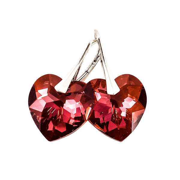 Серебряные серьги Рубиновая любовь с Кристаллами Сваровски 025274 детальное изображение ювелирного изделия Серебряные серьги с Кристаллами Сваровски Серебряные серьги Рубиновая любовь с Кристаллами Сваровски 025274 детальное изображение ювелирного изделия Серебряные серьги с Кристаллами Сваровски