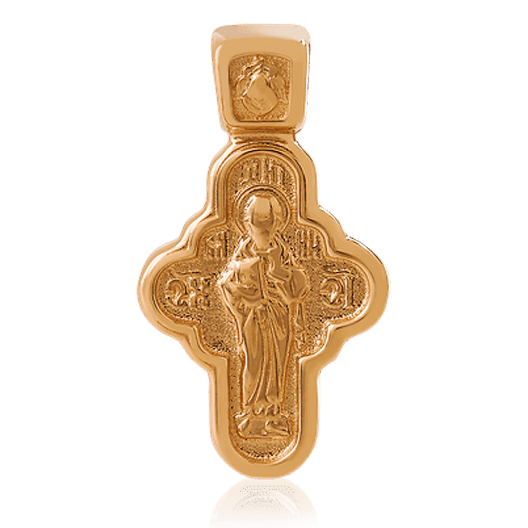 Золотой кулон 023645 детальное изображение ювелирного изделия Золотые крестики