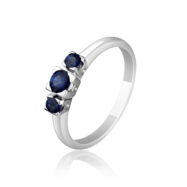 Золотое кольцо из сапфирами 025354 детальное изображение ювелирного изделия Золотые кольца с сапфиром Золотое кольцо из сапфирами 025354 детальное изображение ювелирного изделия Золотые кольца с сапфиром