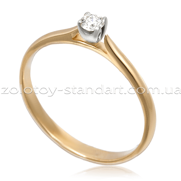 Золотое кольцо с бриллиантом фото Золотое кольцо с бриллиантом фото