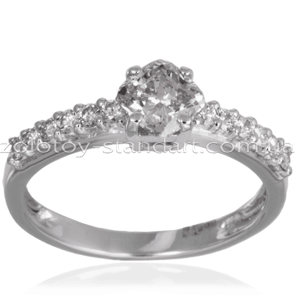 Золотое кольцо с бриллиантами R0125 детальное изображение ювелирного изделия Золотые кольца с бриллиантами Золотое кольцо с бриллиантами R0125 детальное изображение ювелирного изделия Золотые кольца с бриллиантами