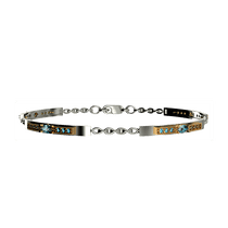 обзорное фото Браслет из белого золота 893098 Золотые браслеты жесткие обзорное фото Браслет из белого золота 893098  Золотые браслеты жесткие