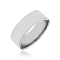 обзорное фото Обручальное кольцо Американка белое золоте 585 пробы 036706 Золотые кольца обзорное фото Обручальное кольцо Американка белое золоте 585 пробы 036706  Золотые кольца