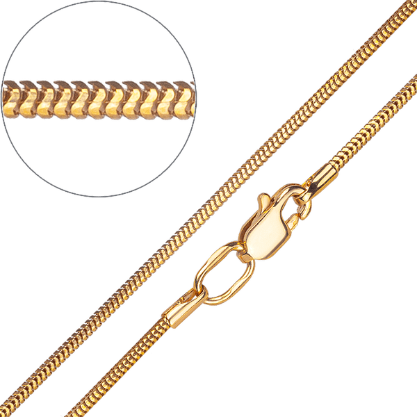 Золотая цепочка Снейк красное золото 033876 детальное изображение ювелирного изделия Золотые цепочки женские Золотая цепочка Снейк красное золото 033876 детальное изображение ювелирного изделия Золотые цепочки женские