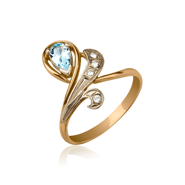 Золотое кольцо с топазом 101031 детальное изображение ювелирного изделия Золотые кольца с топазом Золотое кольцо с топазом 101031 детальное изображение ювелирного изделия Золотые кольца с топазом