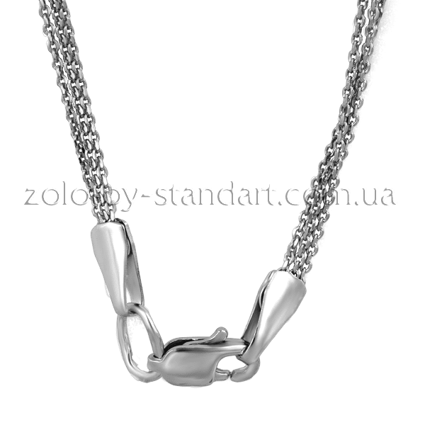Серебряная цепочка Тройная 12543 фото Серебряная цепочка Тройная 12543 фото