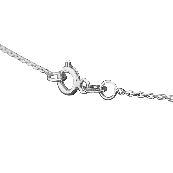 Золотое колье Яблоко с фианитами 026040 купить