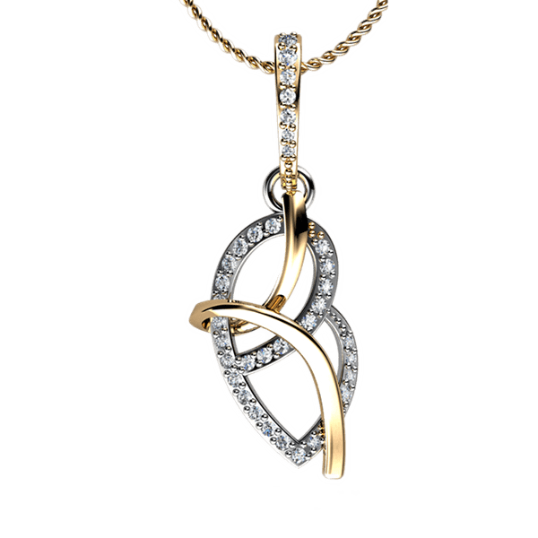 Золотой подвес 160237 детальное изображение ювелирного изделия Золотые кулоны с фианитом Золотой подвес 160237 детальное изображение ювелирного изделия Золотые кулоны с фианитом