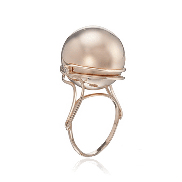 Золотое кольцо Шарик с фианитом 028654 детальное изображение ювелирного изделия Золотые кольца с фианитом Золотое кольцо Шарик с фианитом 028654 детальное изображение ювелирного изделия Золотые кольца с фианитом