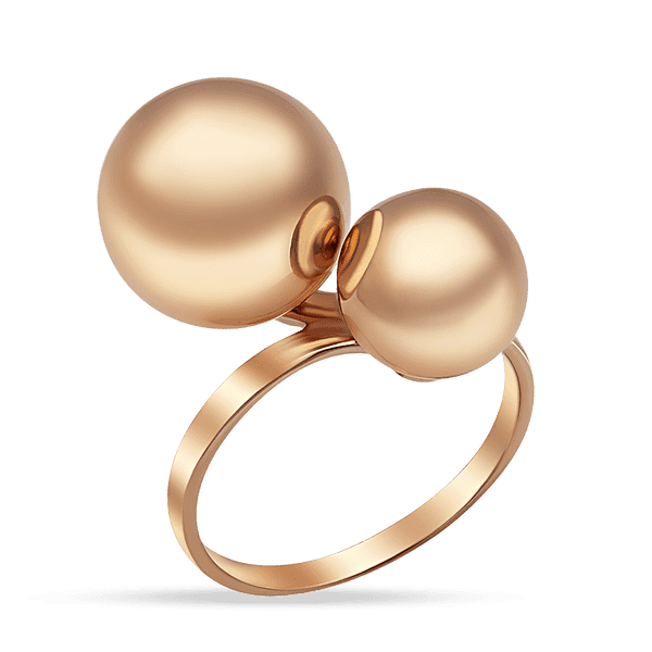 Золотое кольцо с шариками 038816 детальное изображение ювелирного изделия Золотые кольца без вставок Золотое кольцо с шариками 038816 детальное изображение ювелирного изделия Золотые кольца без вставок