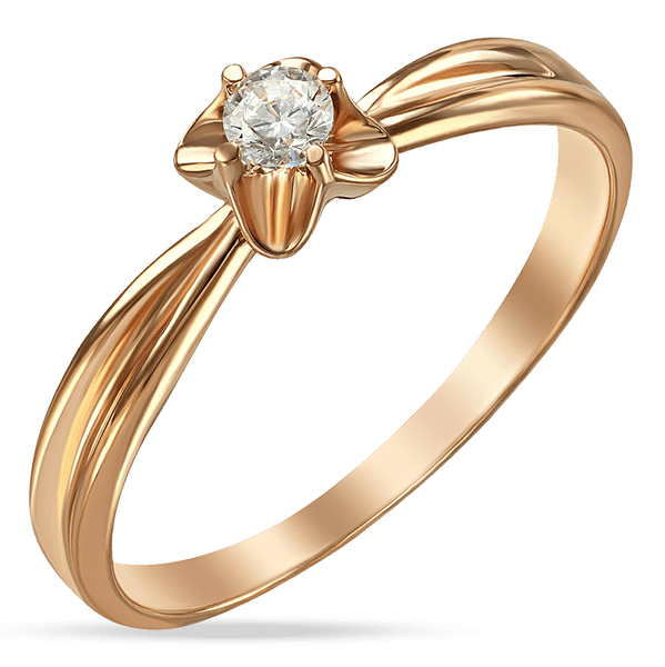 Золотое кольцо Цветок с бриллиантом 035984 детальное изображение ювелирного изделия Золотые кольца Золотое кольцо Цветок с бриллиантом 035984 детальное изображение ювелирного изделия Золотые кольца