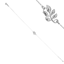 обзорное фото Браслет женский из белого золота Веточка 032271 Женские золотые браслеты обзорное фото Браслет женский из белого золота Веточка 032271  Женские золотые браслеты