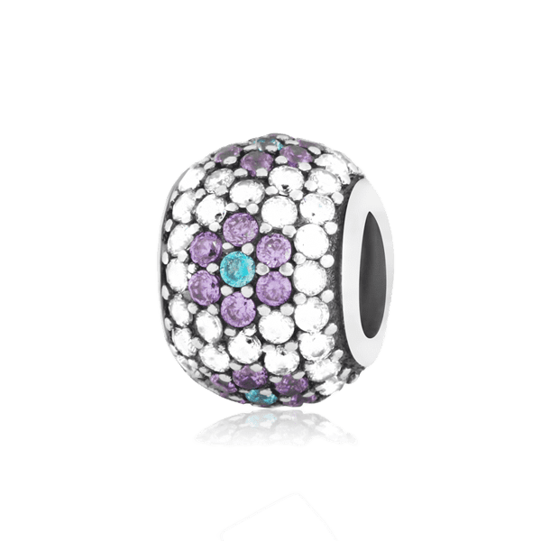 Серебряный подвес-шарм с фианитом 024958 детальное изображение ювелирного изделия Серебряные подвесы-шармы (бусины) Серебряный подвес-шарм с фианитом 024958 детальное изображение ювелирного изделия Серебряные подвесы-шармы (бусины)