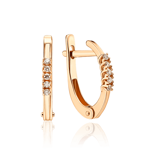 Золотые серьги с бриллиантами Безупречность 035229 детальное изображение ювелирного изделия Золотые серьги Золотые серьги с бриллиантами Безупречность 035229 детальное изображение ювелирного изделия Золотые серьги