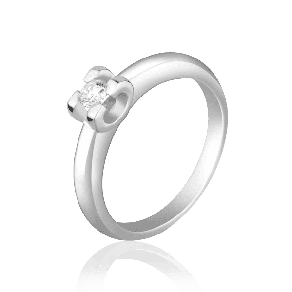 Золотое кольцо с бриллиантом 025366 детальное изображение ювелирного изделия Золотые кольца для помолвки с бриллиантом Золотое кольцо с бриллиантом 025366 детальное изображение ювелирного изделия Золотые кольца для помолвки с бриллиантом