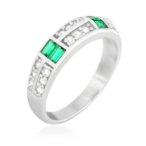 обзорное фото Серебряное кольцо с фианитами 024698 Серебряные кольца с фианитом обзорное фото Серебряное кольцо с фианитами 024698  Серебряные кольца с фианитом