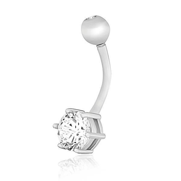 Серебряный пирсинг с фианитом 025058 детальное изображение ювелирного изделия Серебряные серьги для пирсинга Серебряный пирсинг с фианитом 025058 детальное изображение ювелирного изделия Серебряные серьги для пирсинга