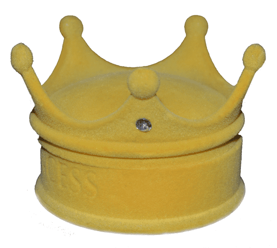 Футляр Корона, желтый, универсальная прорезь 027606 детальное изображение ювелирного изделия Подарочные футляры и упаковки Футляр Корона, желтый, универсальная прорезь 027606 детальное изображение ювелирного изделия Подарочные футляры и упаковки