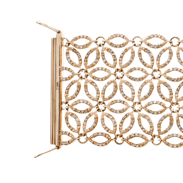 Женский золотой браслет Цветы купить Женский золотой браслет Цветы купить