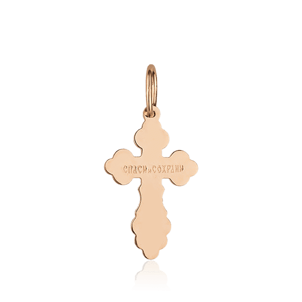 Золотой крестик Спаси и сохрани Золотой крестик Спаси и сохрани