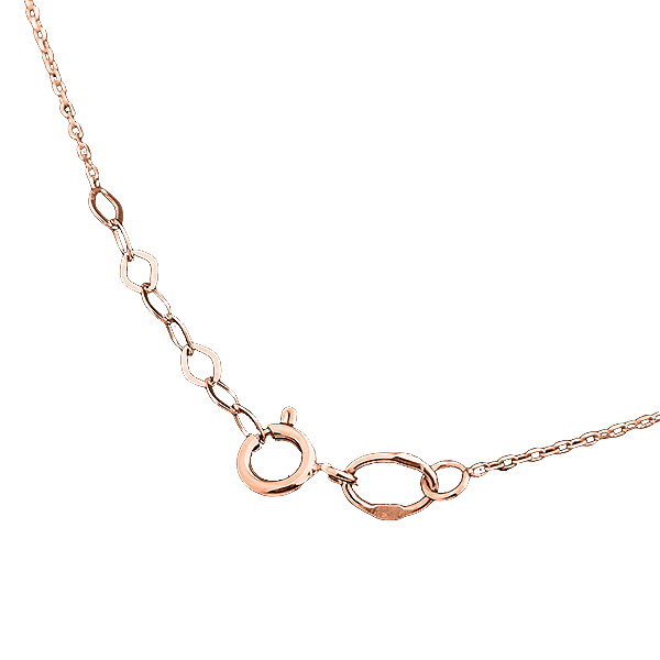 Золотое колье с фианитом кол00743 купить Золотое колье с фианитом кол00743 купить