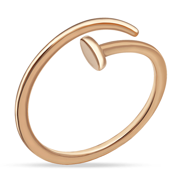 Золотое кольцо Гвоздь без вставоком 038805 детальное изображение ювелирного изделия Золотые кольца без вставок Золотое кольцо Гвоздь без вставоком 038805 детальное изображение ювелирного изделия Золотые кольца без вставок