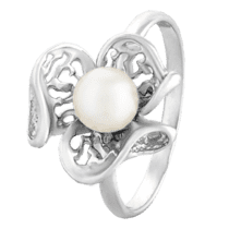 обзорное фото Серебряное кольцо К2Ж/188  Серебряные кольца со вставками