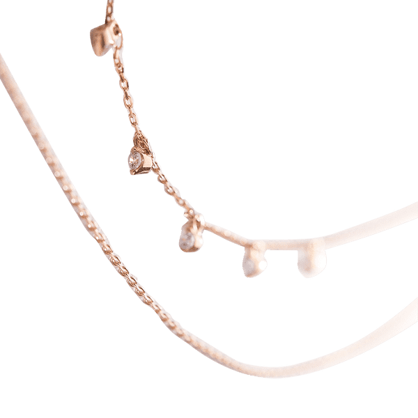 золотое колье с фианитами золотое колье с фианитами