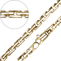 обзорное фото Мужской браслет из желтого золота 585 в оригинальном плетении 032139 Золотые браслеты без камней обзорное фото Мужской браслет из желтого золота 585 в оригинальном плетении 032139  Золотые браслеты без камней