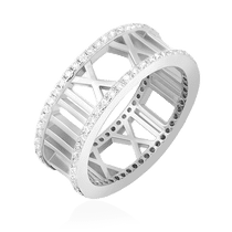 обзорное фото Серебряное кольцо с фианитами 024694 Серебряные кольца с фианитом обзорное фото Серебряное кольцо с фианитами 024694  Серебряные кольца с фианитом