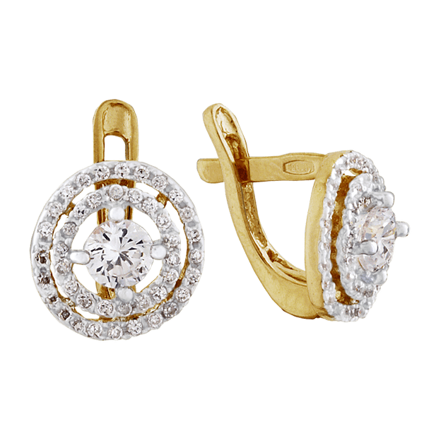 Серебряные серьги СК3Ф/033 детальное изображение ювелирного изделия Серьги с позолотой Серебряные серьги СК3Ф/033 детальное изображение ювелирного изделия Серьги с позолотой