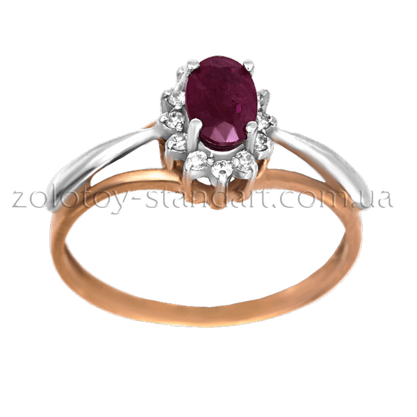 Золотое кольцо с рубином и бриллиантами 11472 детальное изображение ювелирного изделия Золотые кольца с рубином Золотое кольцо с рубином и бриллиантами 11472 детальное изображение ювелирного изделия Золотые кольца с рубином