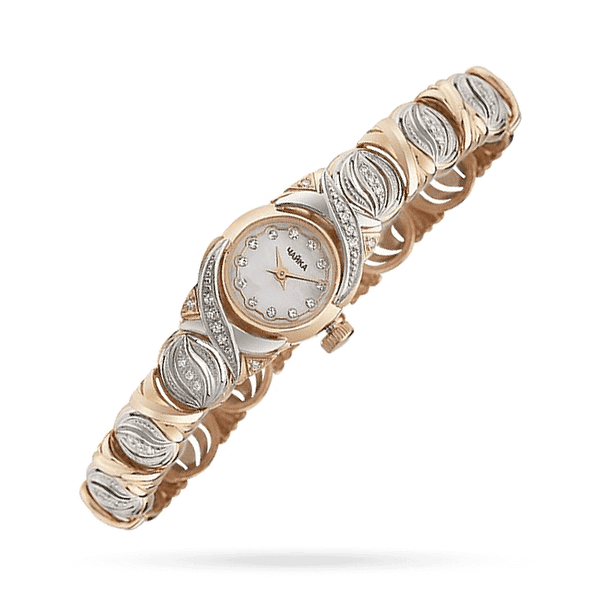 Золотые женские часы 025136 детальное изображение ювелирного изделия Женские золотые часы Золотые женские часы 025136 детальное изображение ювелирного изделия Женские золотые часы