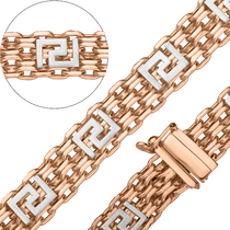 обзорное фото Золотой браслет Дабл Форбисмарк 39633 Золотой браслет Дабл Форбисмарк обзорное фото Золотой браслет Дабл Форбисмарк 39633  Золотой браслет Дабл Форбисмарк