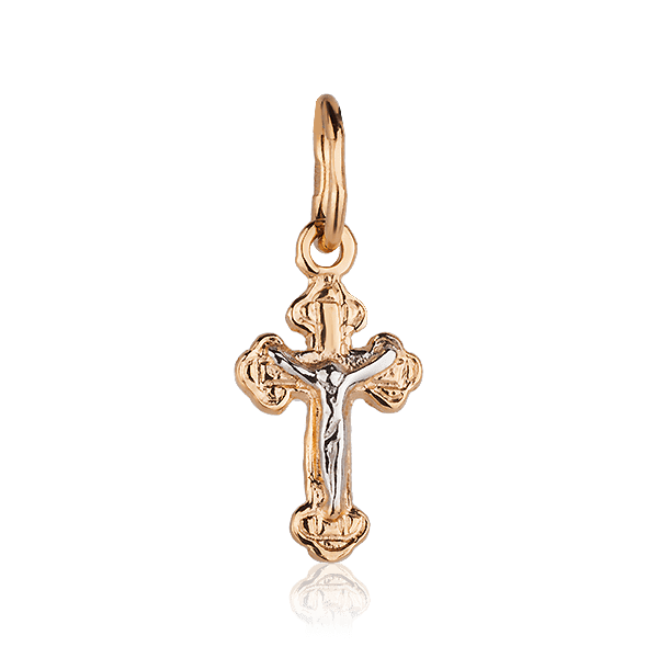 Детский золотой крестик с Распятием 028144 детальное изображение ювелирного изделия Детский золотой крестик Детский золотой крестик с Распятием 028144 детальное изображение ювелирного изделия Детский золотой крестик