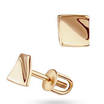 Золотые глянцевые гладкие серьги гвоздики Калифорния 032632 детальное изображение ювелирного изделия Золотые серьги Золотые глянцевые гладкие серьги гвоздики Калифорния 032632 детальное изображение ювелирного изделия Золотые серьги