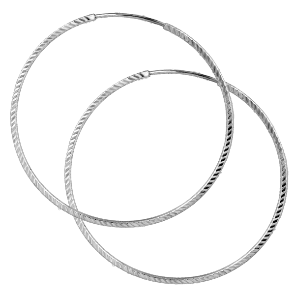 Серебряные серьги кольца 82091 детальное изображение ювелирного изделия Серебряные серьги без вставок Серебряные серьги кольца 82091 детальное изображение ювелирного изделия Серебряные серьги без вставок