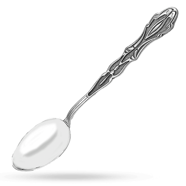 Серебряная ложка с чернением (чайная) 030177 детальное изображение ювелирного изделия Серебряные ложки Серебряная ложка с чернением (чайная) 030177 детальное изображение ювелирного изделия Серебряные ложки