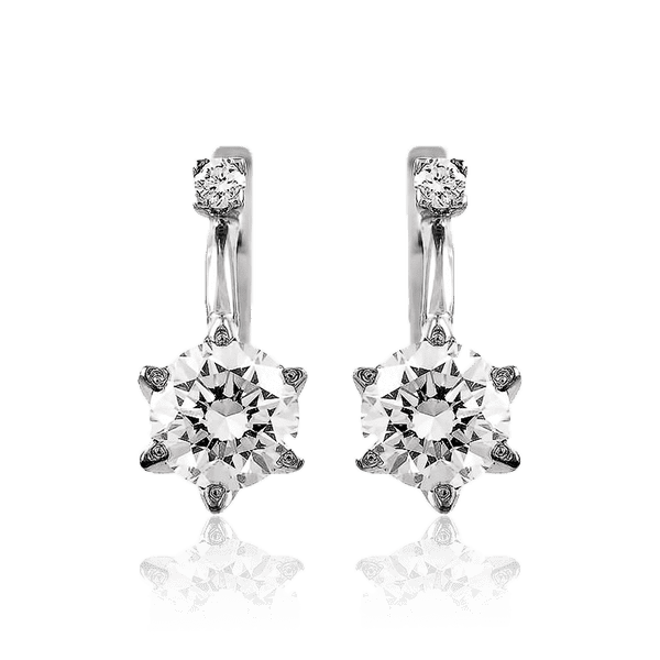 женские серьги с бриллиантами женские серьги с бриллиантами