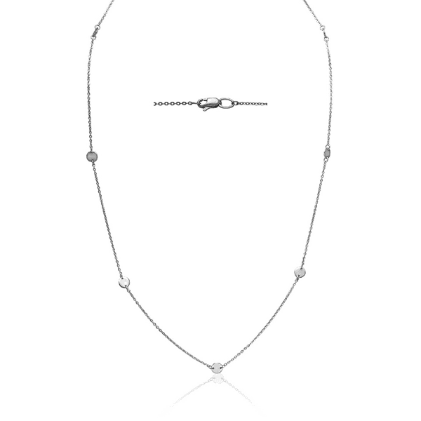 Колье из белого золота Монеты 035379 детальное изображение ювелирного изделия Золотые цепочки Колье из белого золота Монеты 035379 детальное изображение ювелирного изделия Золотые цепочки