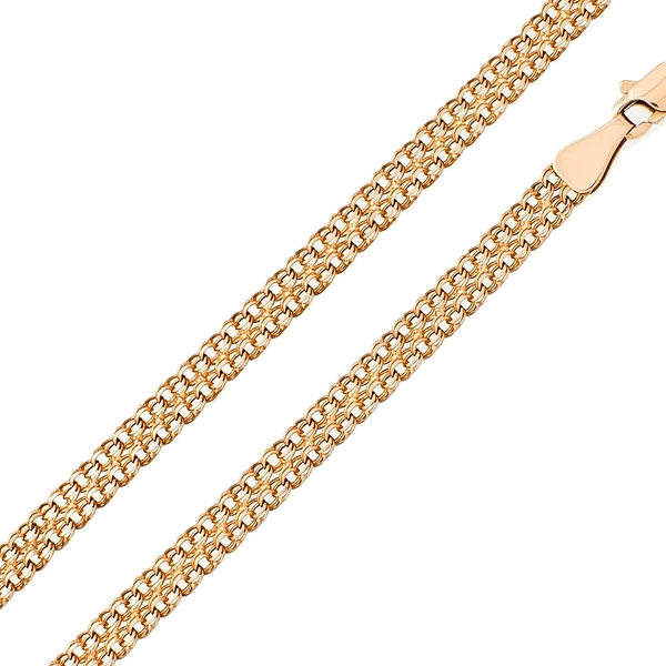 Золотая цепь дабл форбисмарк 033234 детальное изображение ювелирного изделия Золотые цепочки мужские Золотая цепь дабл форбисмарк 033234 детальное изображение ювелирного изделия Золотые цепочки мужские