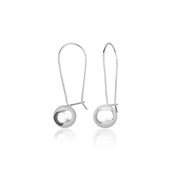 Серебряные серьги-петельки Шарики 026048 детальное изображение ювелирного изделия Серебряные серьги без вставок Серебряные серьги-петельки Шарики 026048 детальное изображение ювелирного изделия Серебряные серьги без вставок