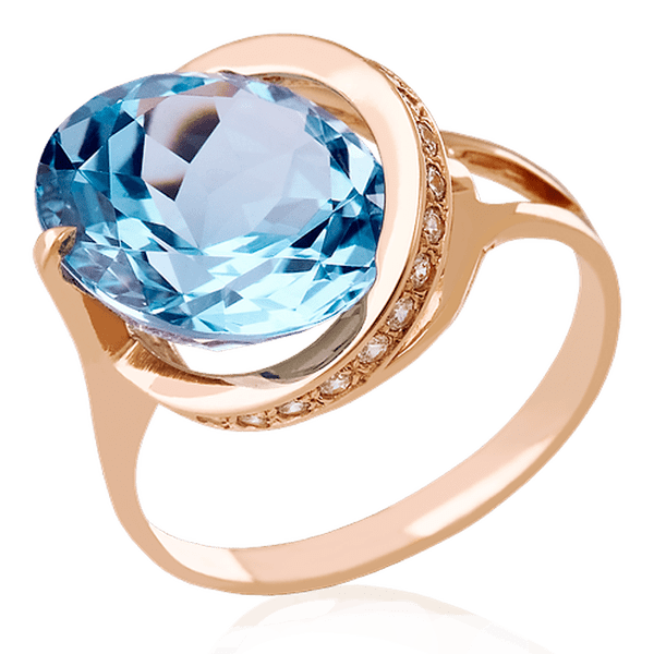 Золотое кольцо с топазом 023883 детальное изображение ювелирного изделия Золотые кольца с топазом Золотое кольцо с топазом 023883 детальное изображение ювелирного изделия Золотые кольца с топазом