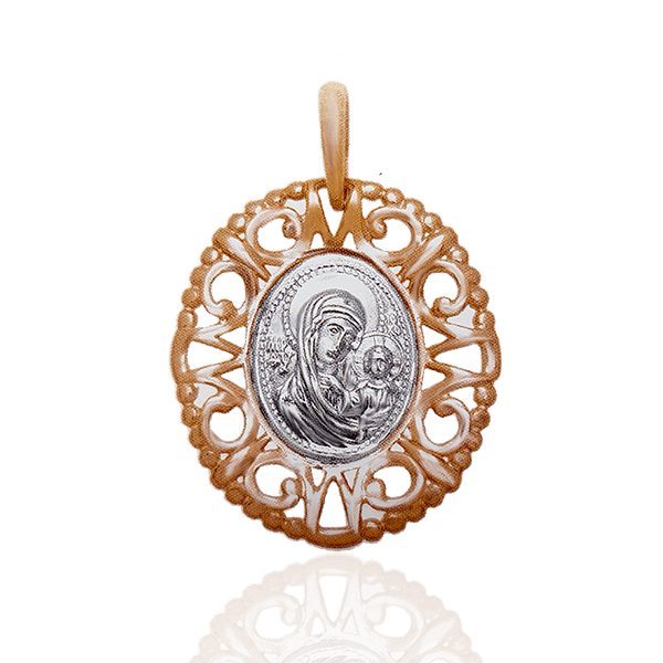 Золотая ладанка Богородица 031591 детальное изображение ювелирного изделия Золотые подвески иконки Золотая ладанка Богородица 031591 детальное изображение ювелирного изделия Золотые подвески иконки