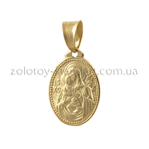 оглядове фото Золота іконка Божа Матір 100512