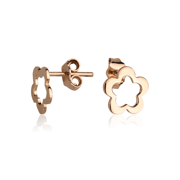 Золотые серьги гвоздики цветочки 029221 детальное изображение ювелирного изделия Золотые серьги без вставок Золотые серьги гвоздики цветочки 029221 детальное изображение ювелирного изделия Золотые серьги без вставок